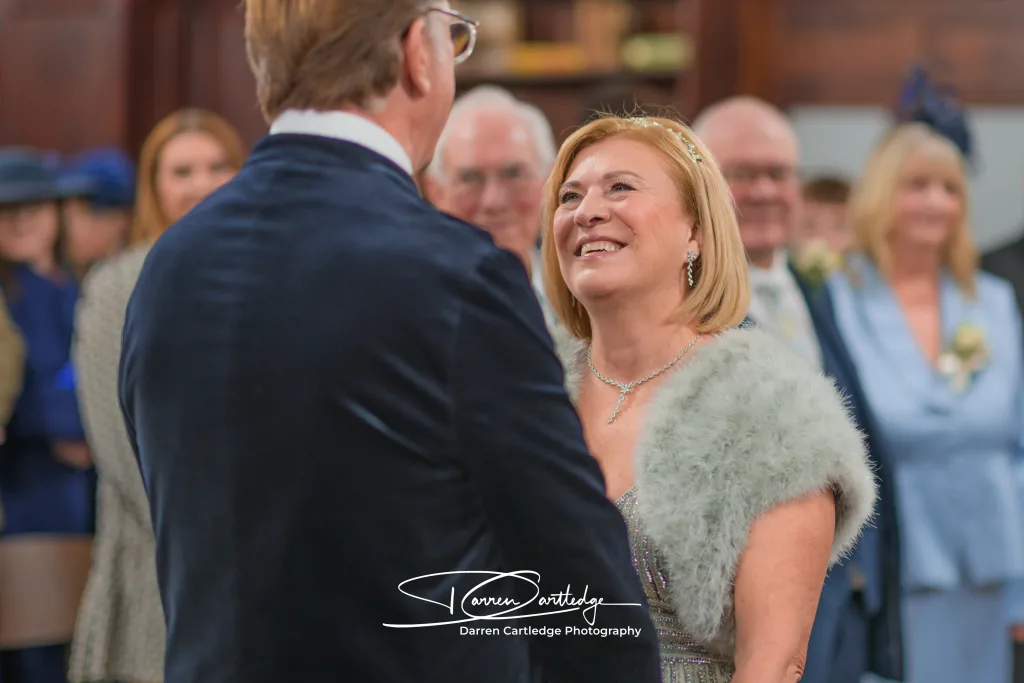 Bride and groom sharing a quiet, intimate moment during their ceremony-only wedding in Yorkshire, captured naturally by a Yorkshire wedding photographer.